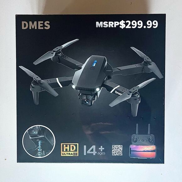 DRONE NIB‼️ Black with Remote Control‼️🎮 - Picture 1 of 4